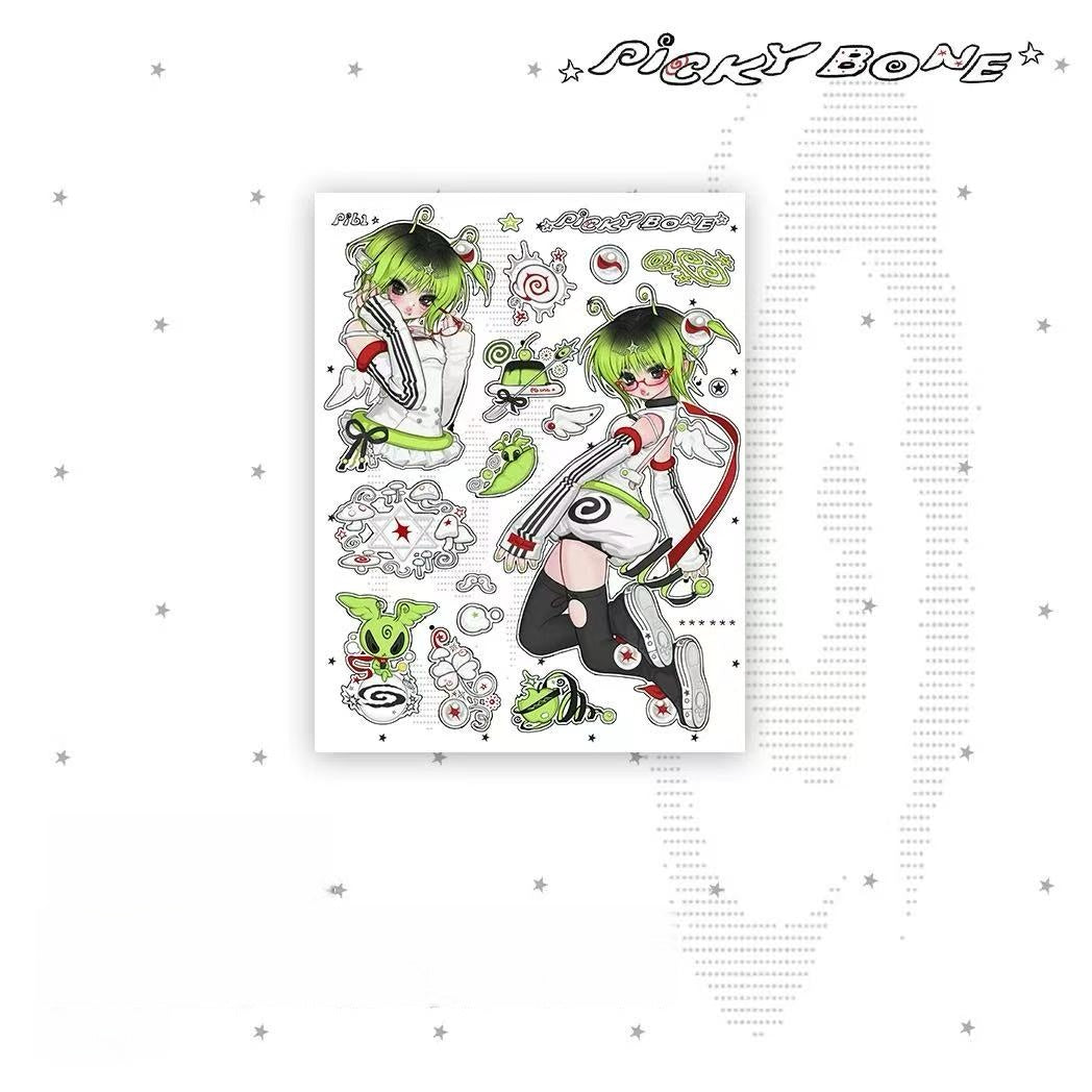 pickybone Supernova Round Sticker