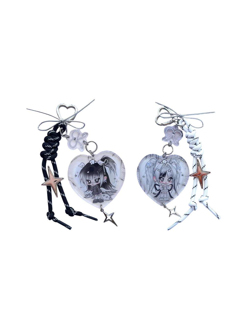 pickybone Bone-Spike Heart Keychain/Pendant