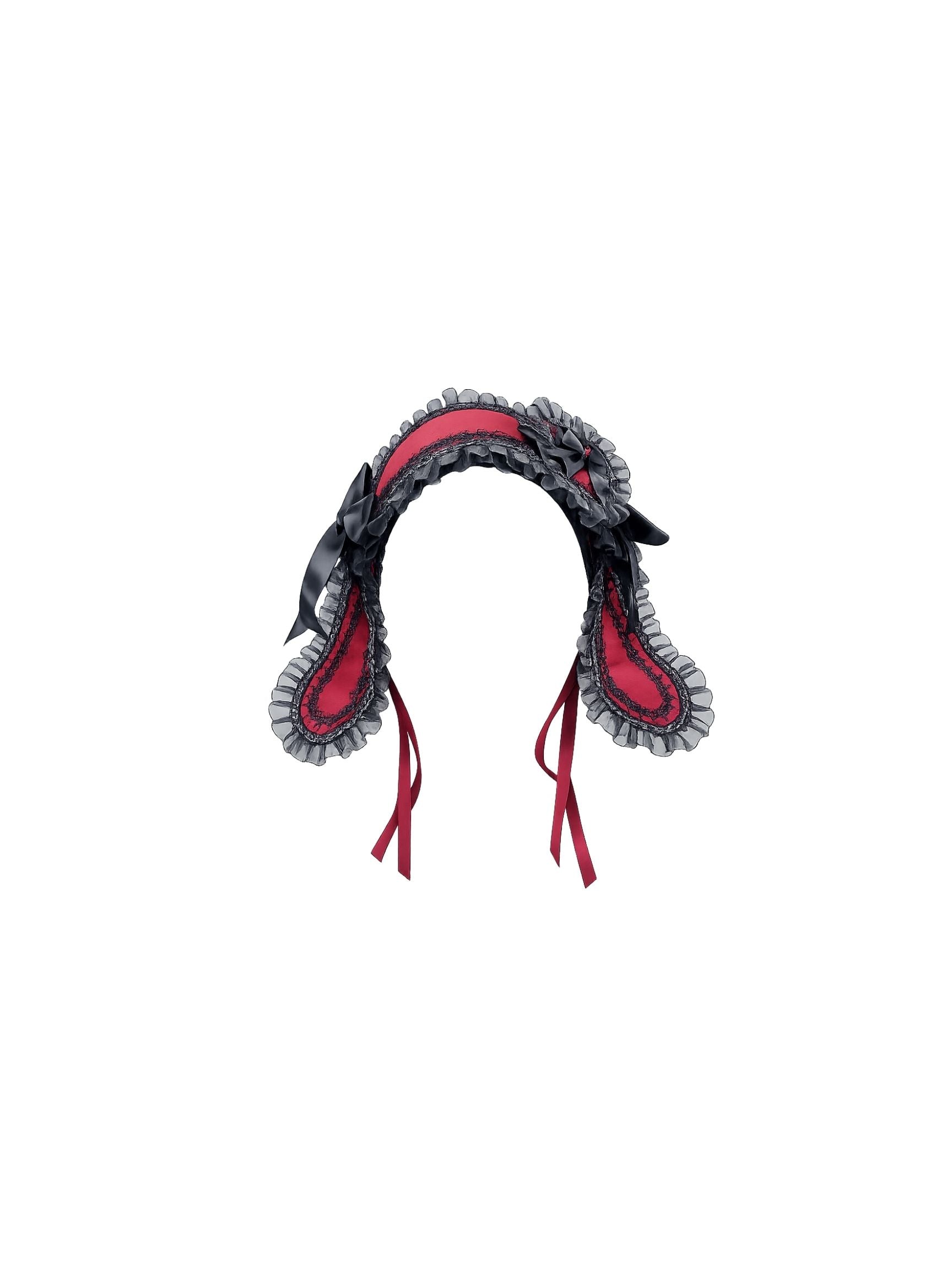 Gothic Bunny Ear Headband