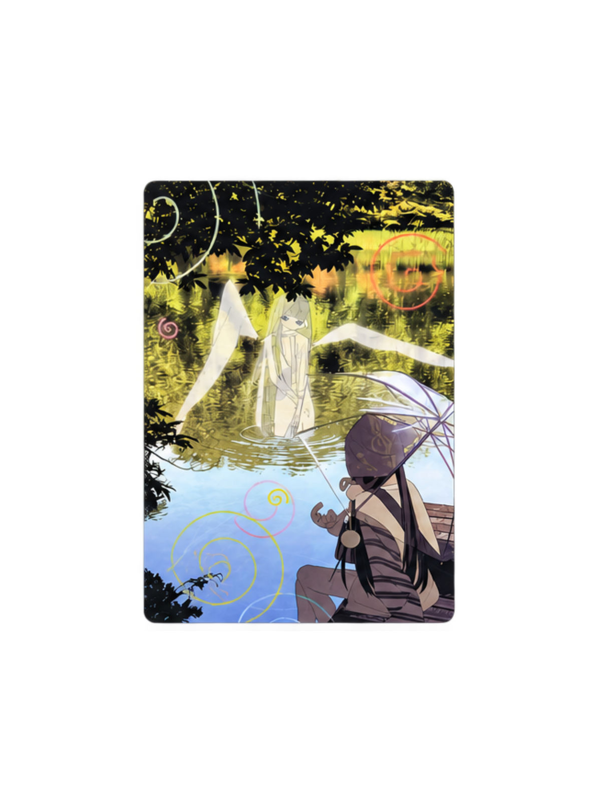 PiPOOxAFU Missing You = Love Lenticular Postcard