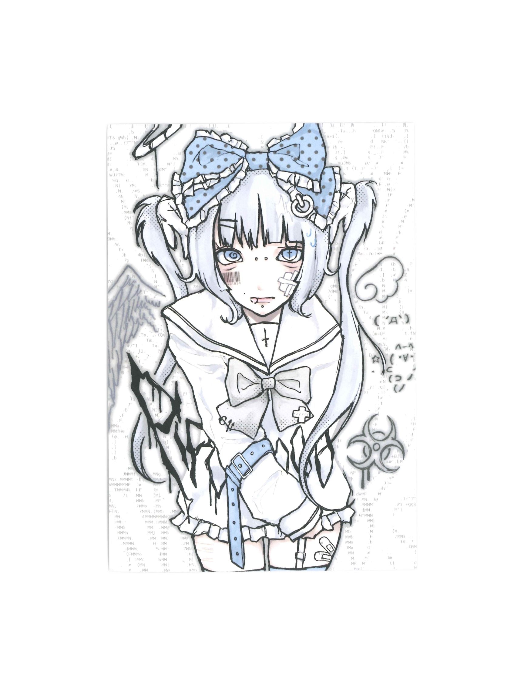 PipooxArtist Illustrated Postcard