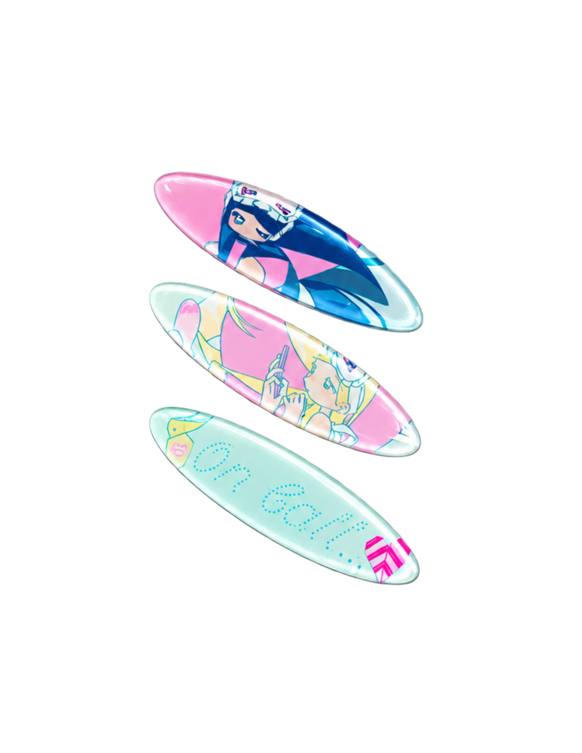 PiPOOxArtist Illustrated Hair Clips