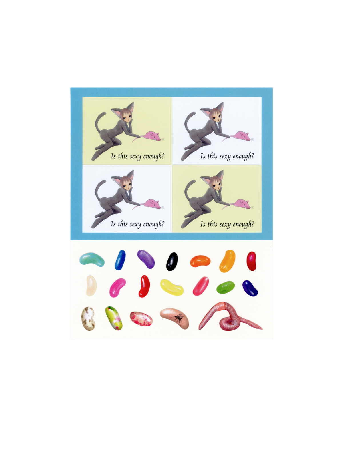 Niptong Jelly Bean Kitty Sticker