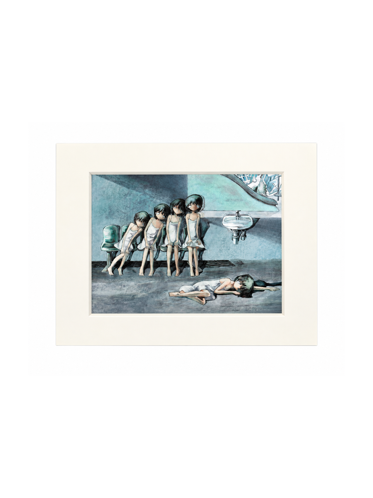 PiPOOxEcandwollag The World Ends Signed Giclee
