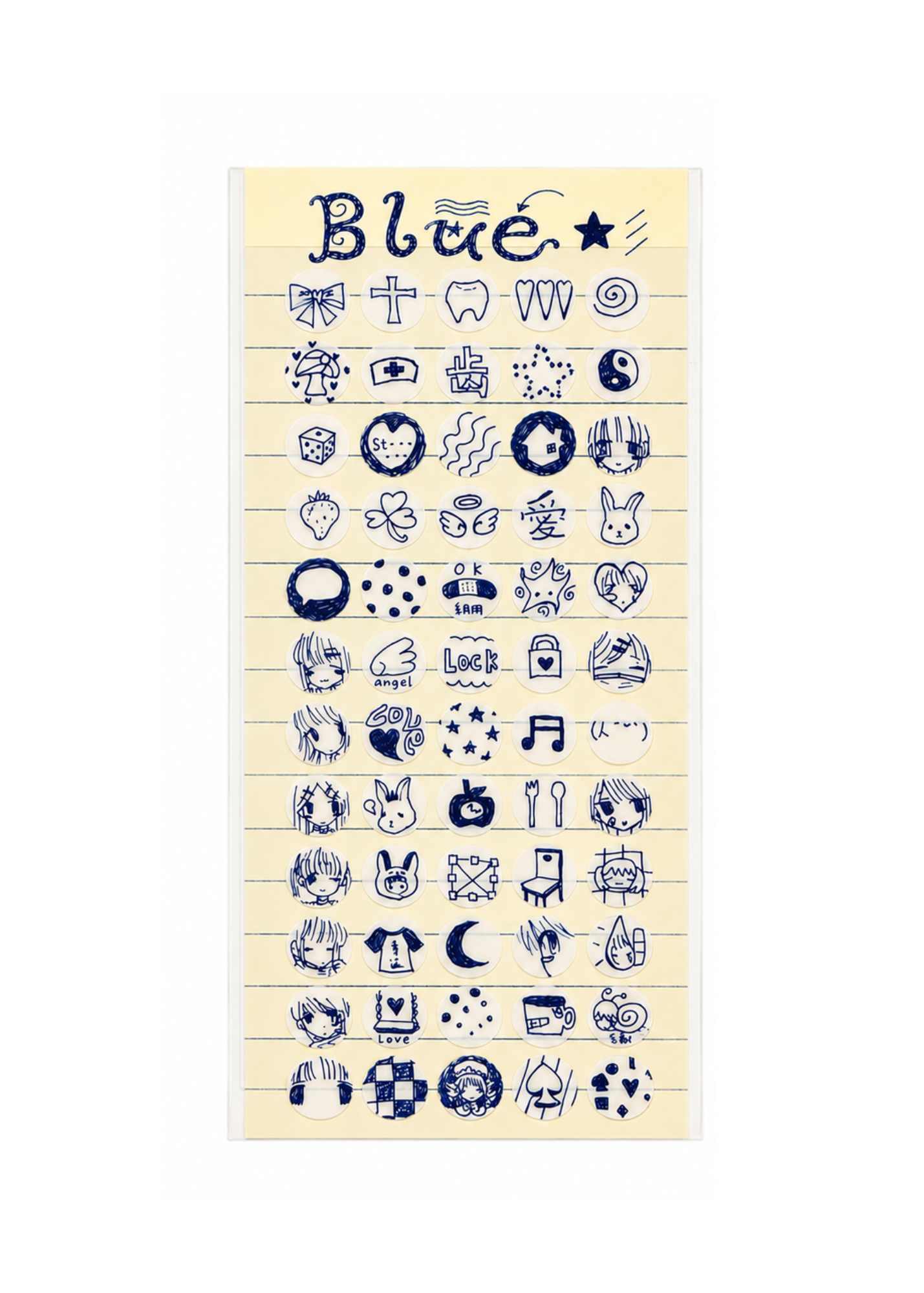 Nemony Blue Sticker