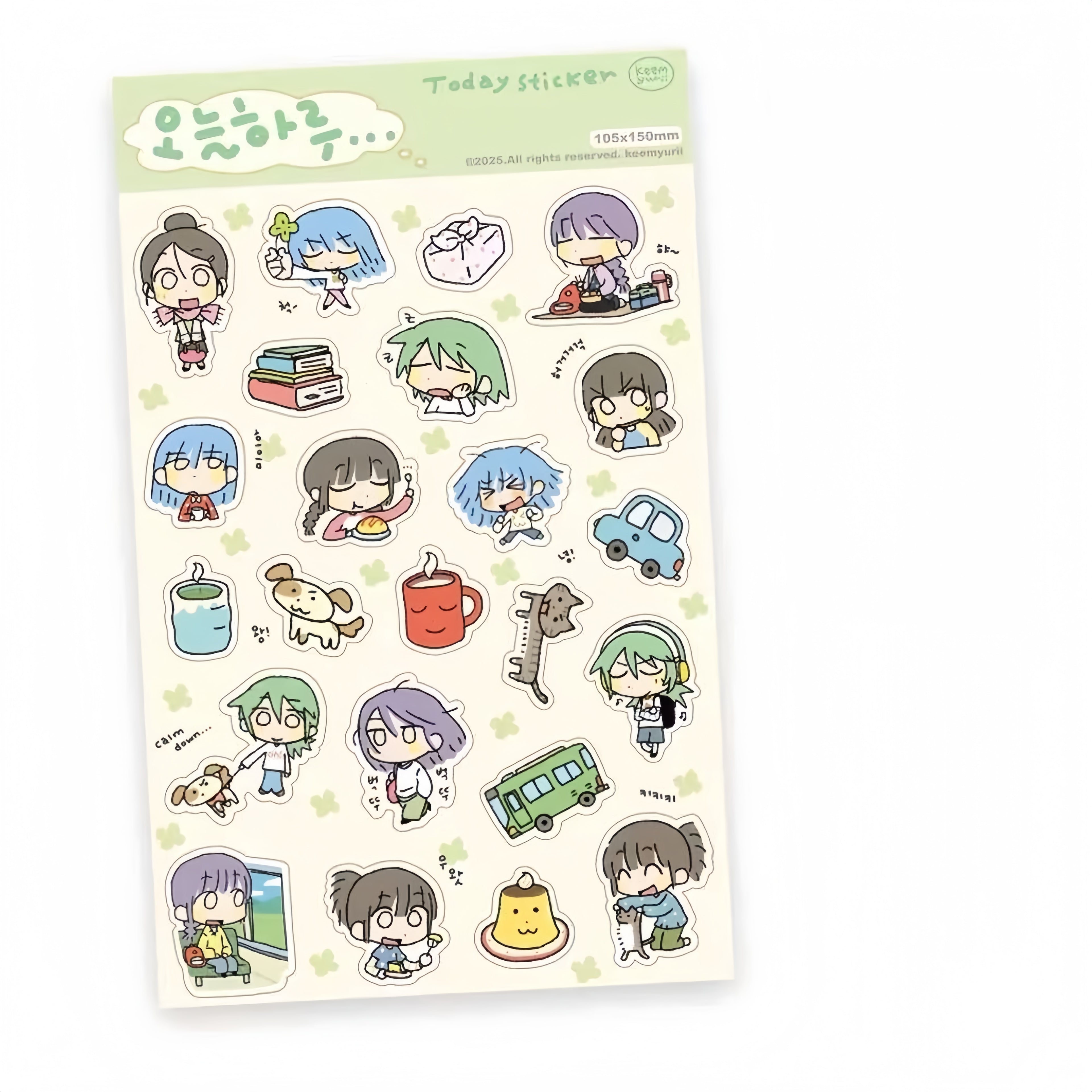 Everyday Life Sticker Sheet Collection