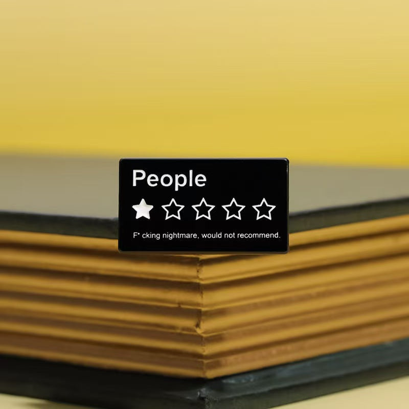 One-Star Review Brooch