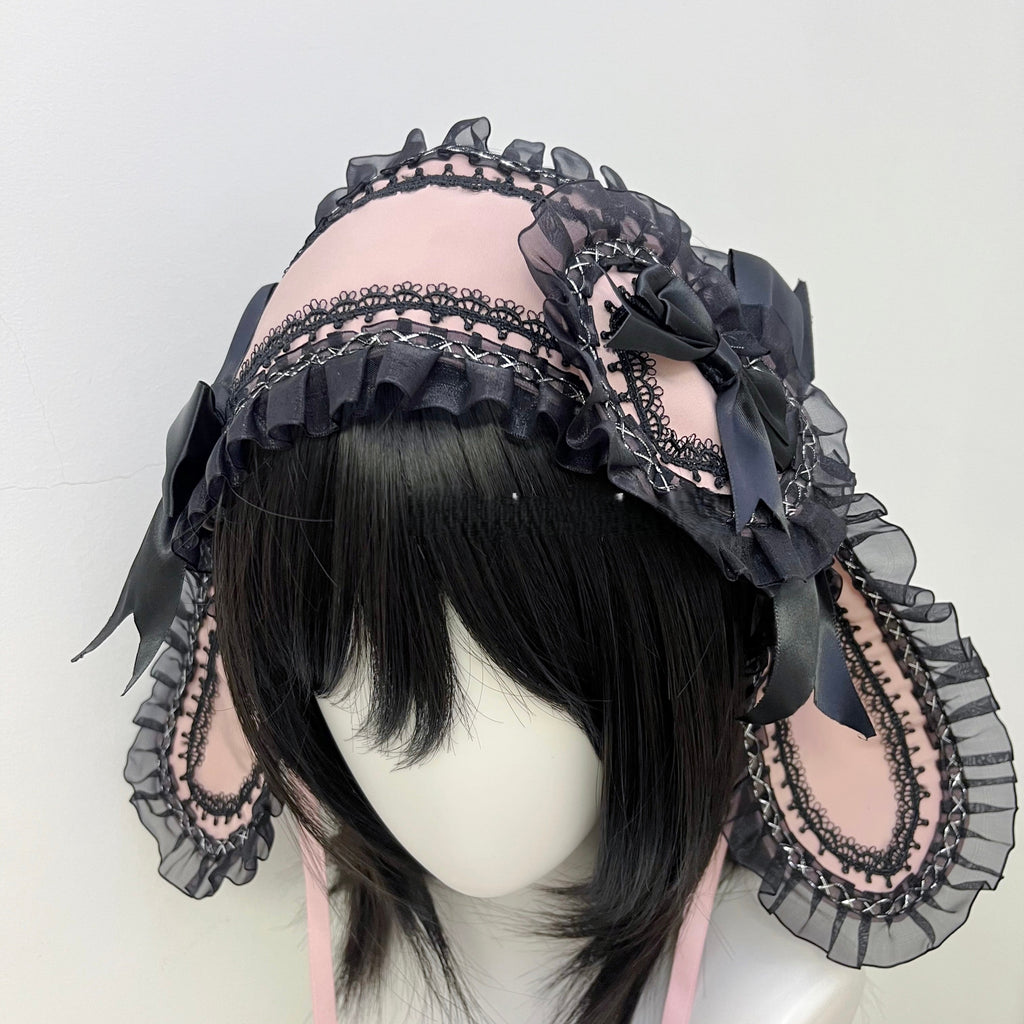 Gothic Bunny Ear Headband