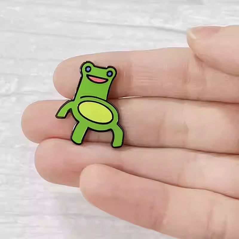 Froggy Chair Enamel Pin