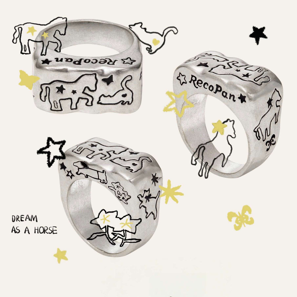 RecoPan Dream Rider Vintage Ring