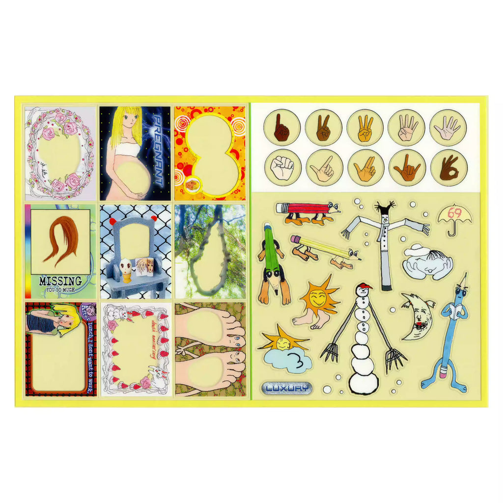 niptong Retro Hand Gesture & Weather Stickers