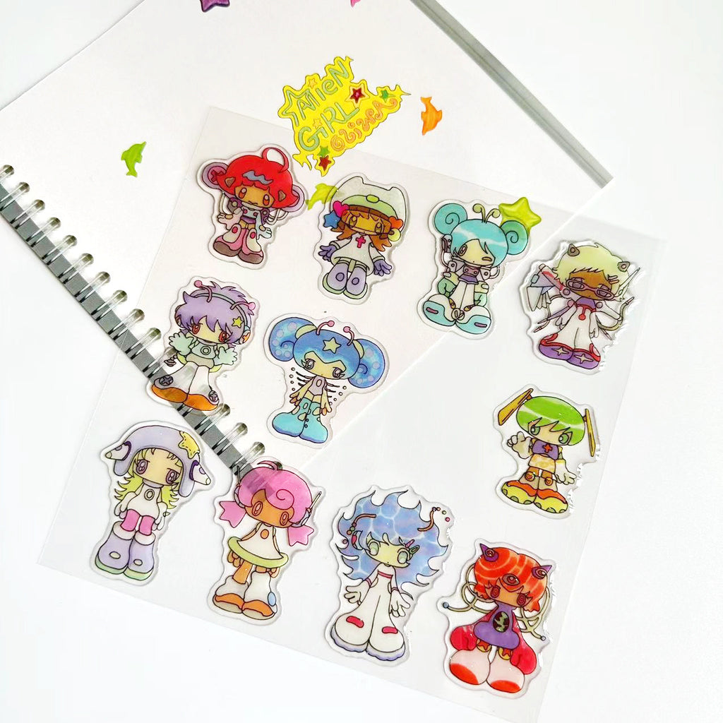 Oliwa My Alien Girls Stickers
