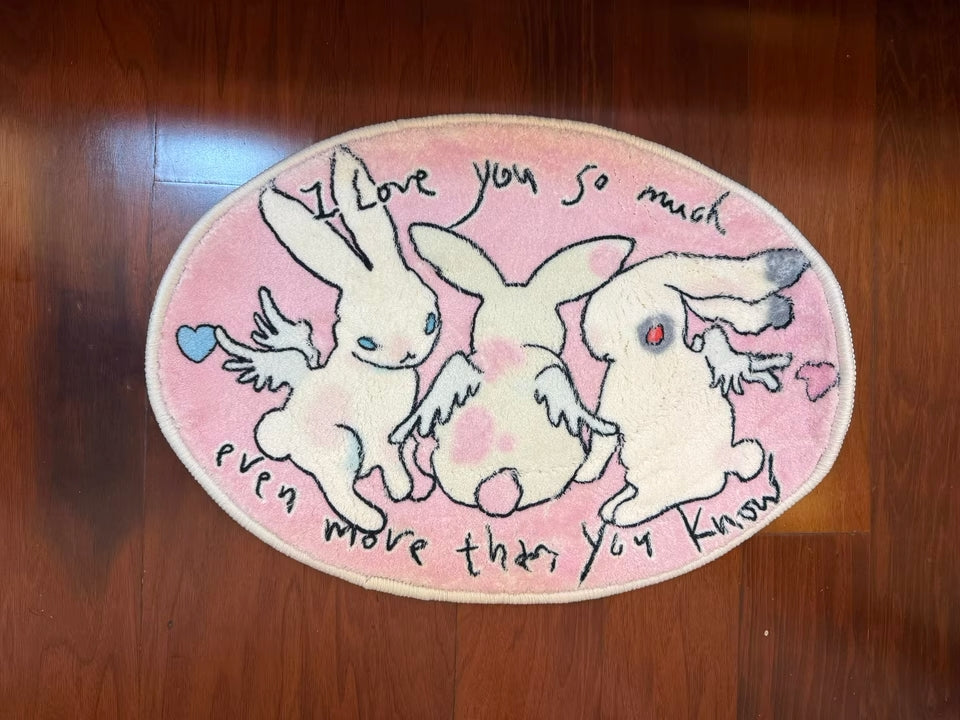 Sunonebird Sweet Bunny Wings Rug