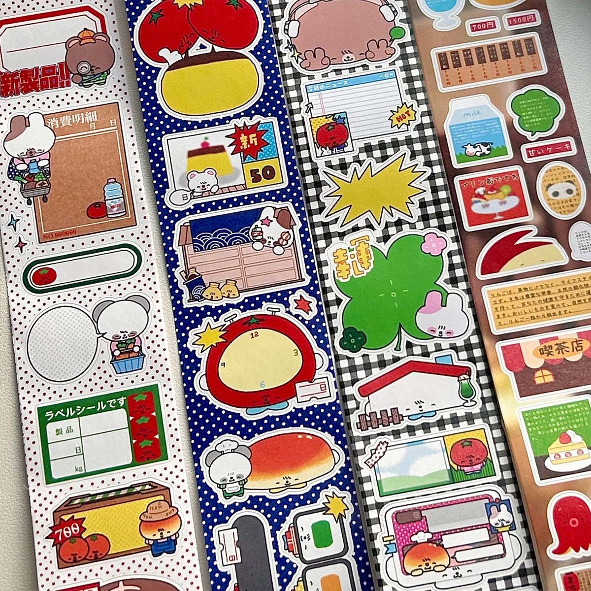 Waca Cute Writable Label Sticker Roll Series