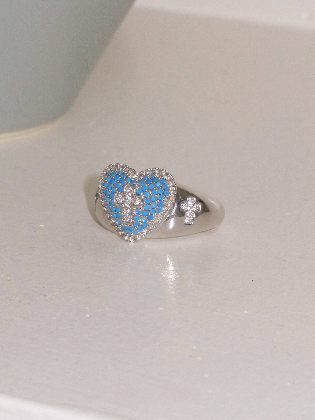 RecoPan Blue Eden Heart Ring