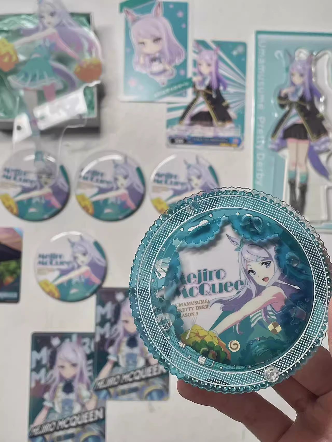 Pipoo Lace Tea Party Acrylic Badge Case