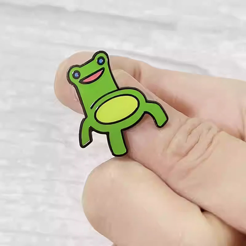 Froggy Chair Enamel Pin