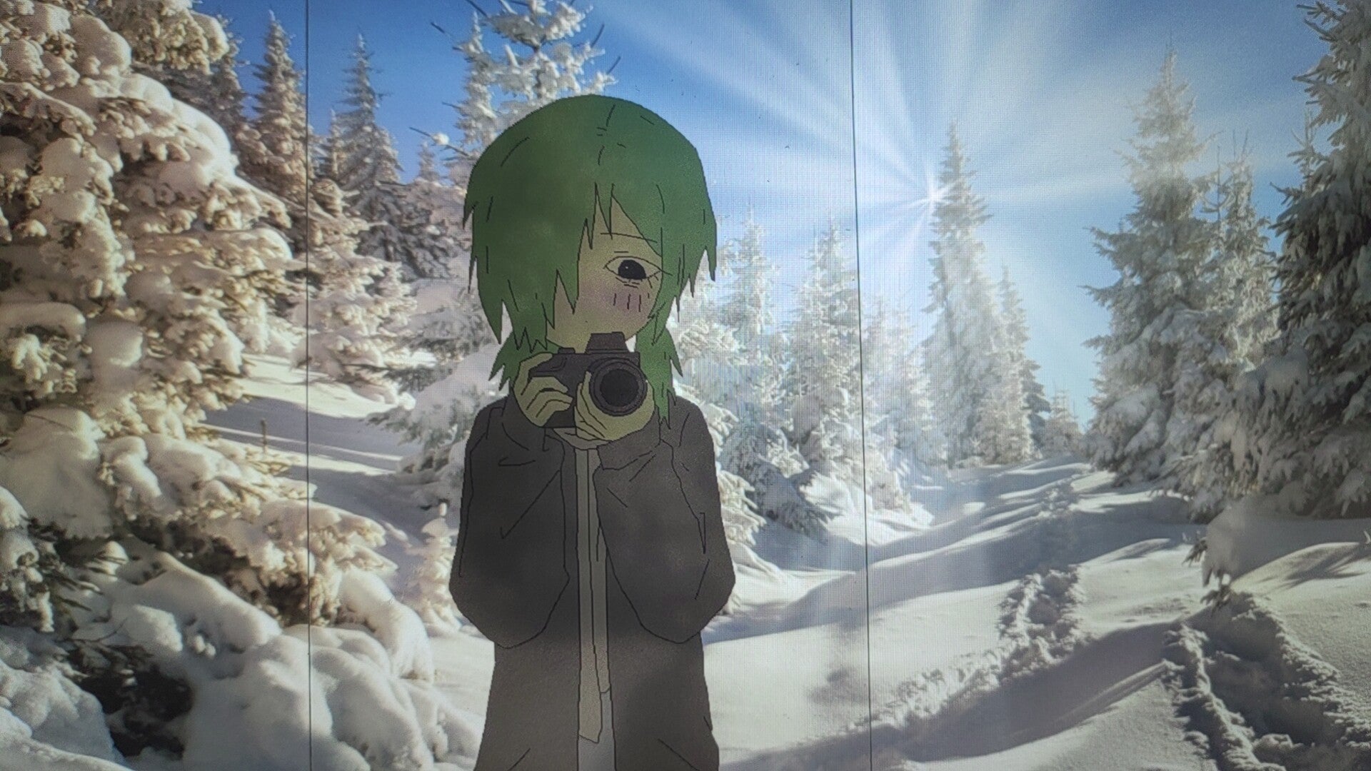PipooxWarm Crystal Watching You Clear Card