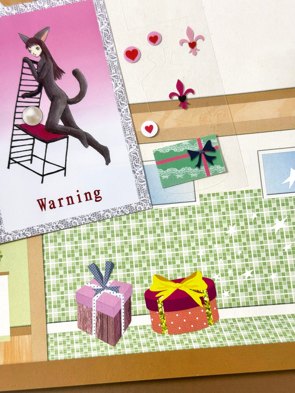Niptong Kitty Gift Box Sticker