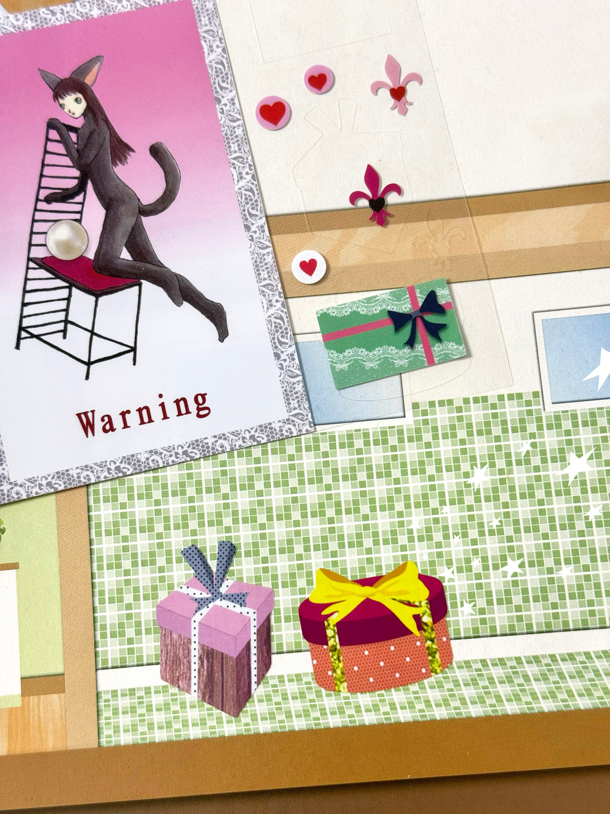 Niptong Kitty Gift Box Sticker