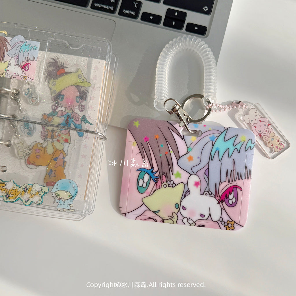 Glacier Forest Isle x sunonebird Friday Club Twin Doll Card Holder