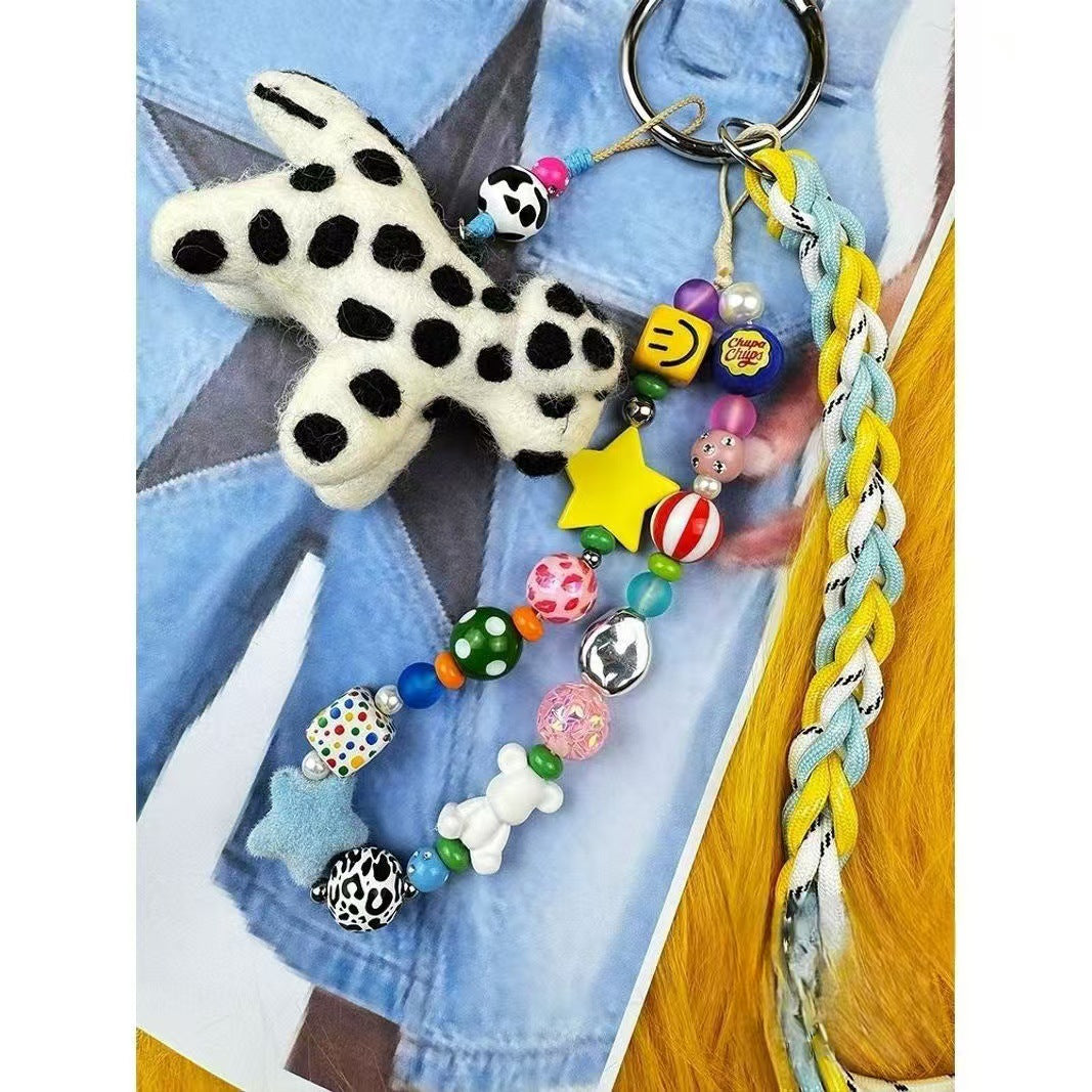 TROPHY BLING Polka Dot Puppy Charm