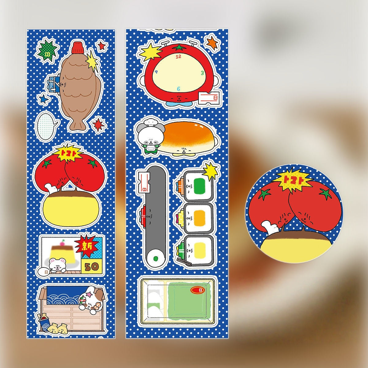 Waca Cute Writable Label Sticker Roll Series