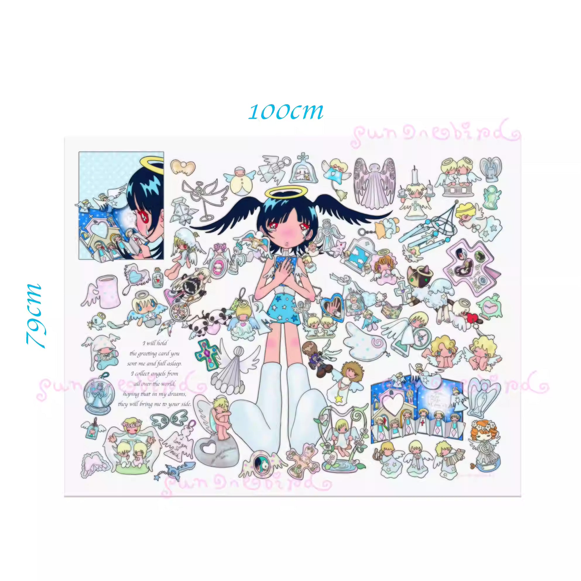 Sunonebird Collect everything of the angel Tapestry