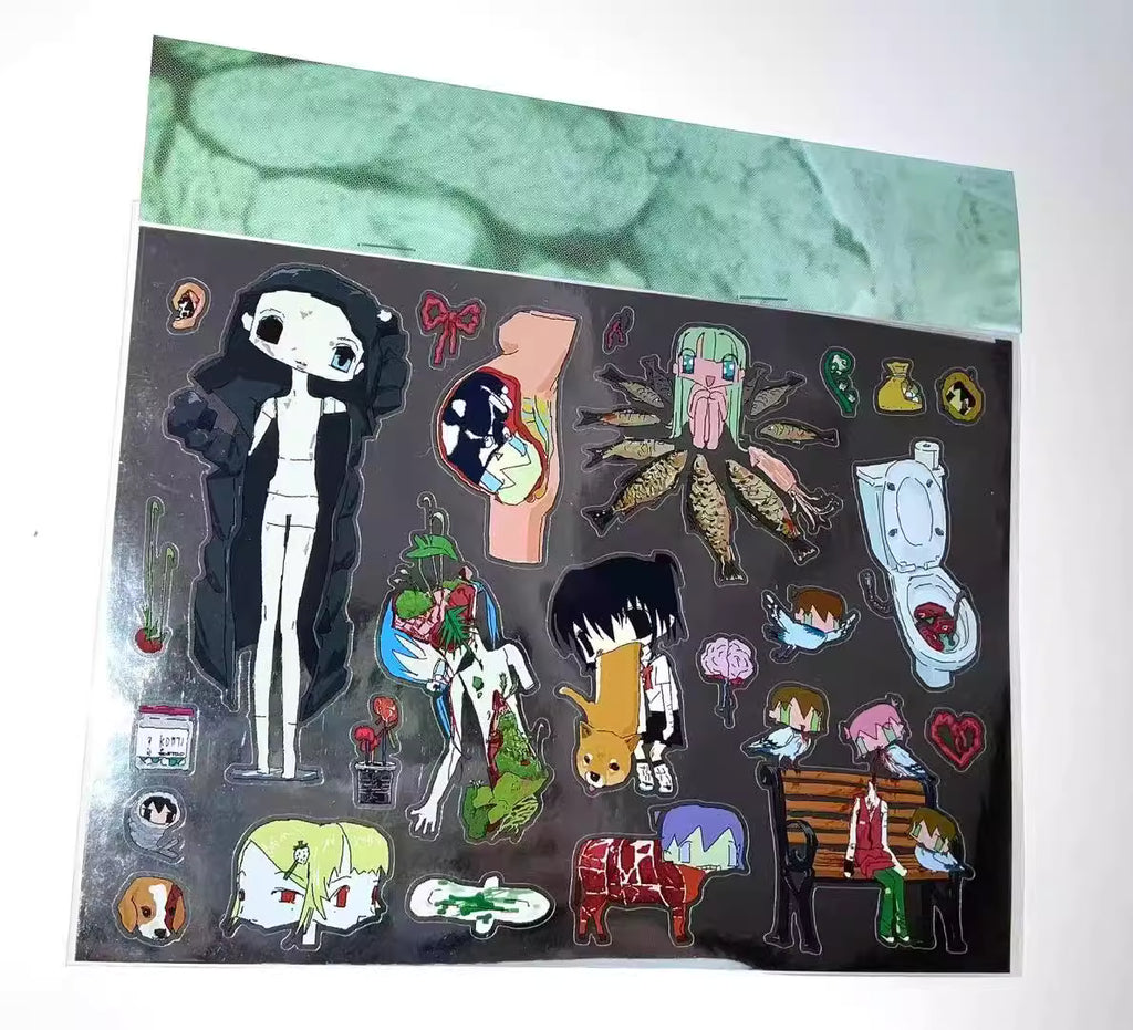 Pipoo Weirdcore Anatomy Stickers