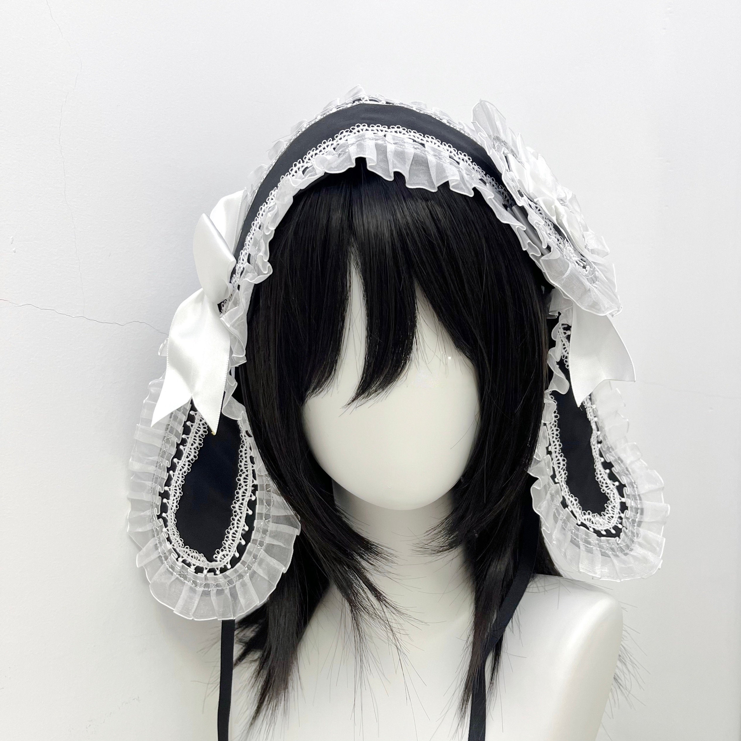 Gothic Bunny Ear Headband