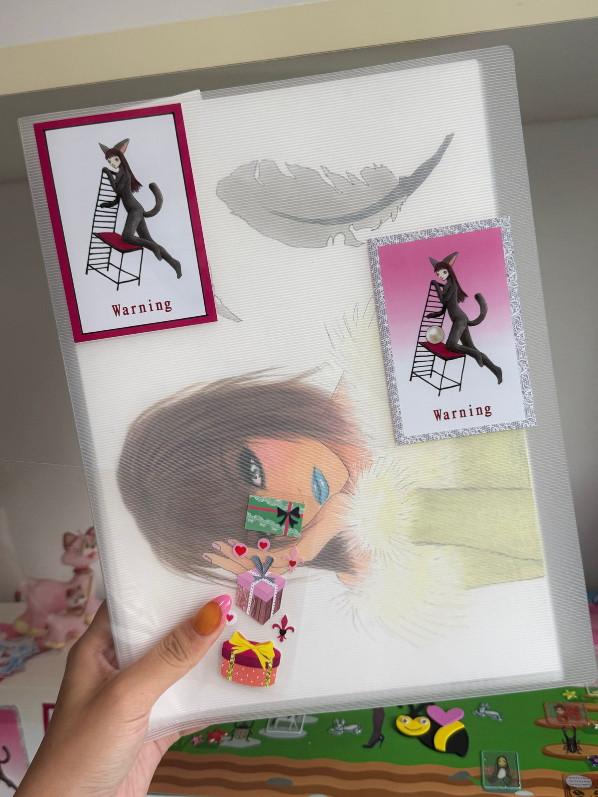 Niptong Kitty Gift Box Sticker