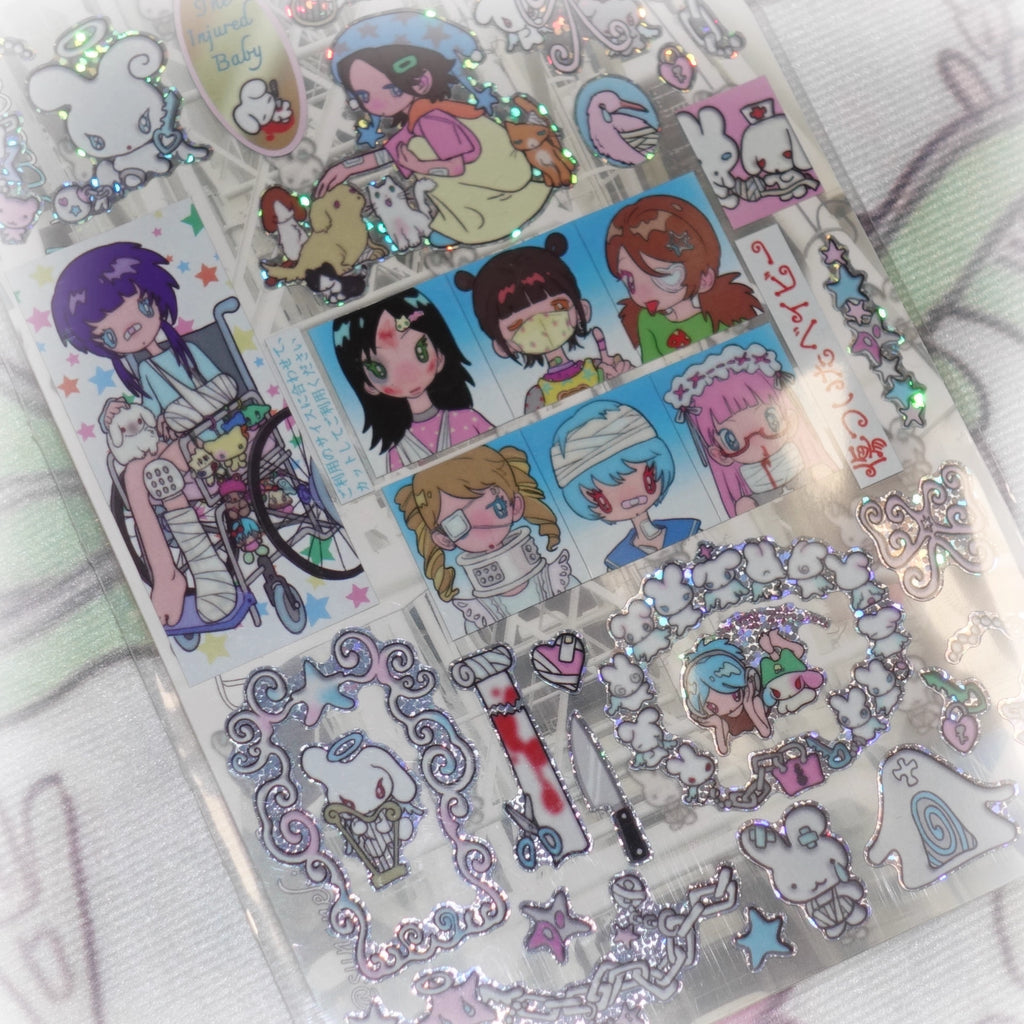Sunonebird The Injured Baby Stickers