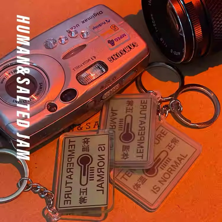 Human & Salted Jam Normal Temperature Keychain