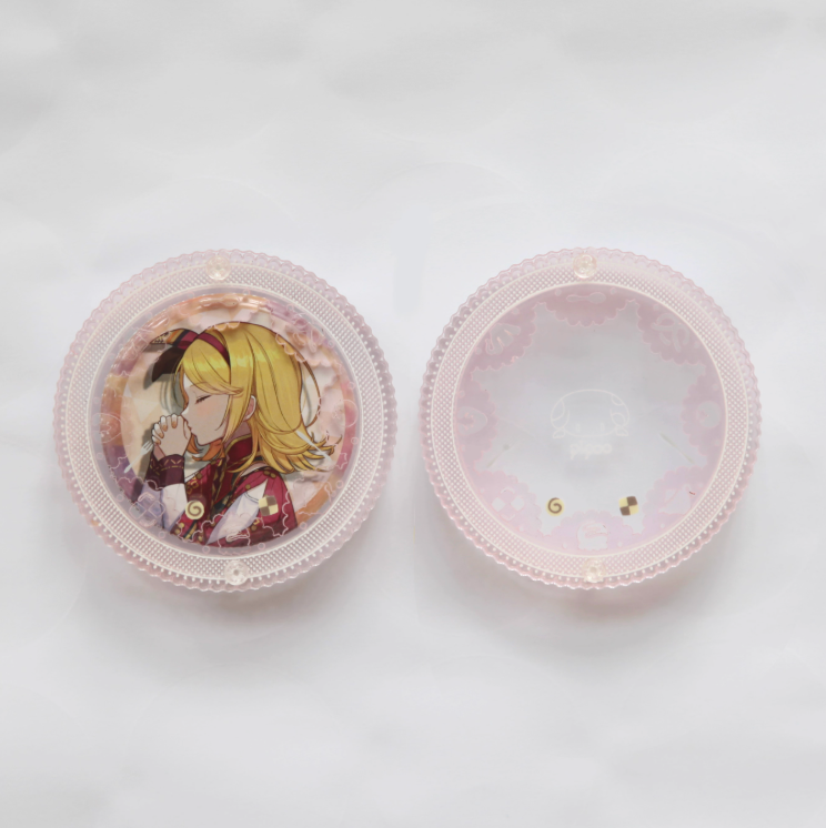 Pipoo Lace Tea Party Acrylic Badge Case