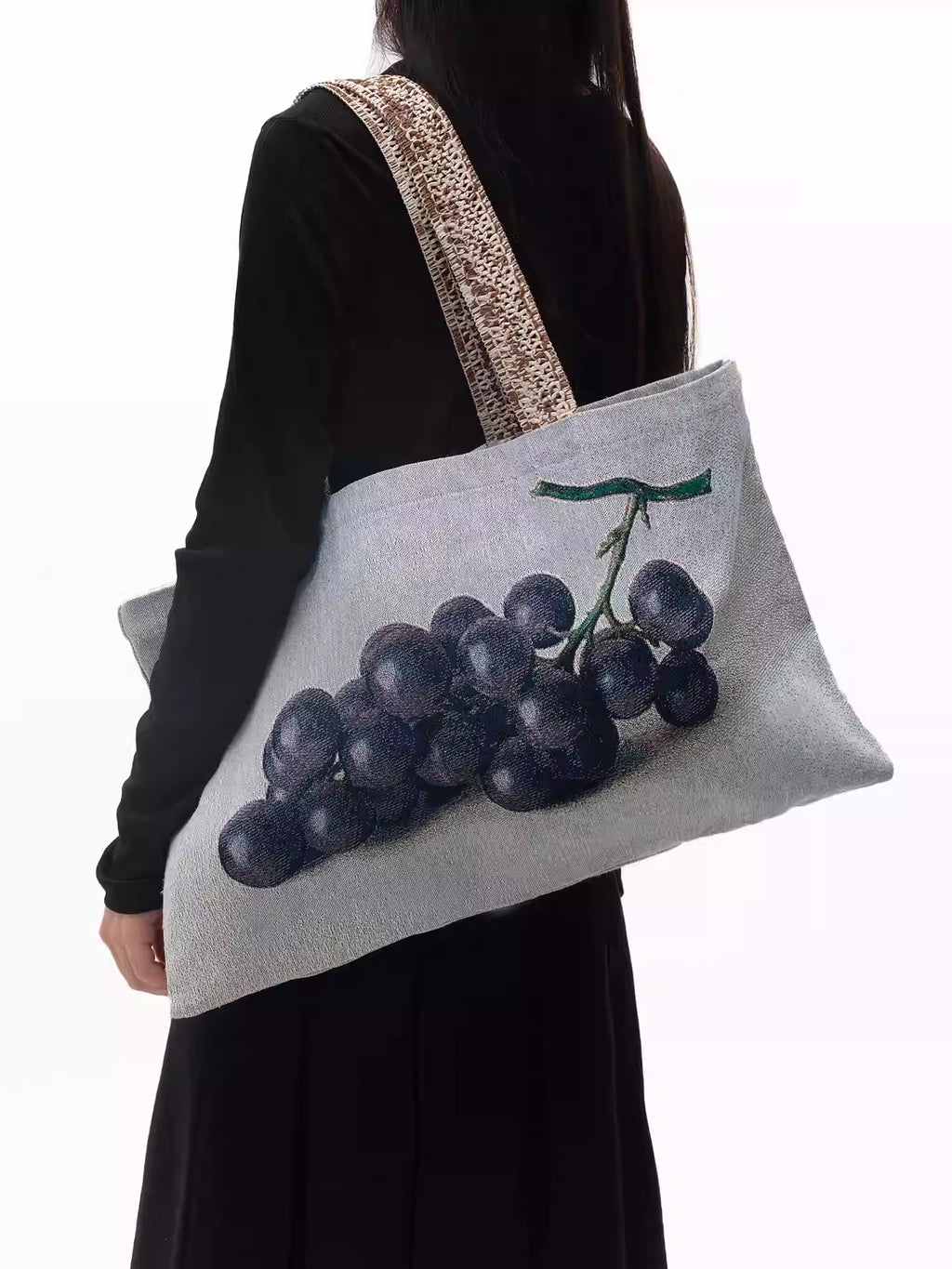 SoftServe Vintage Grape Art Tote