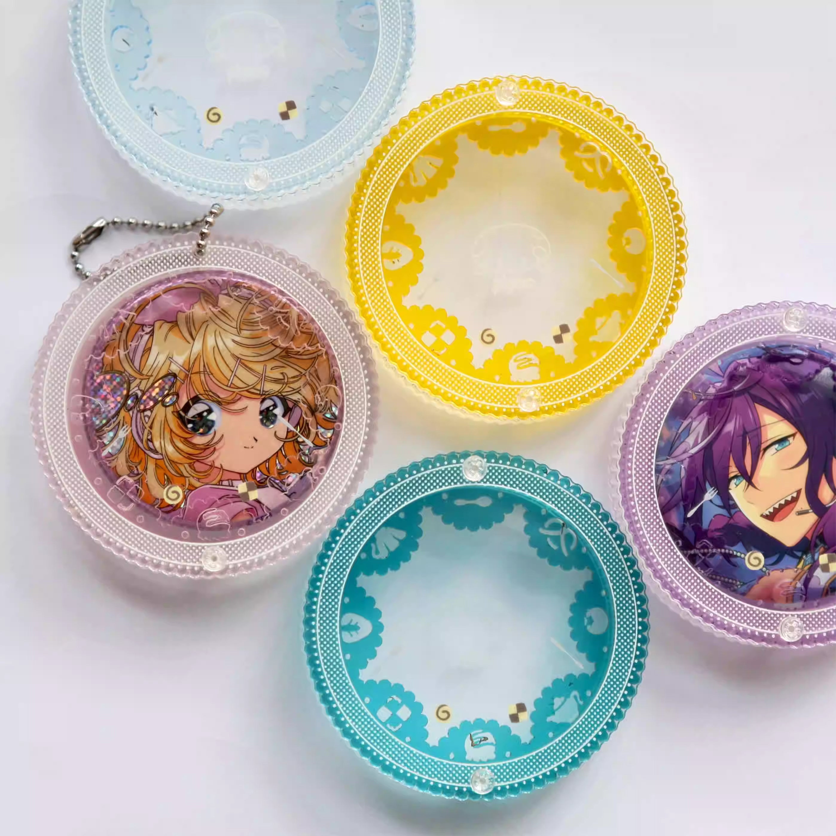 Pipoo Lace Tea Party Acrylic Badge Case