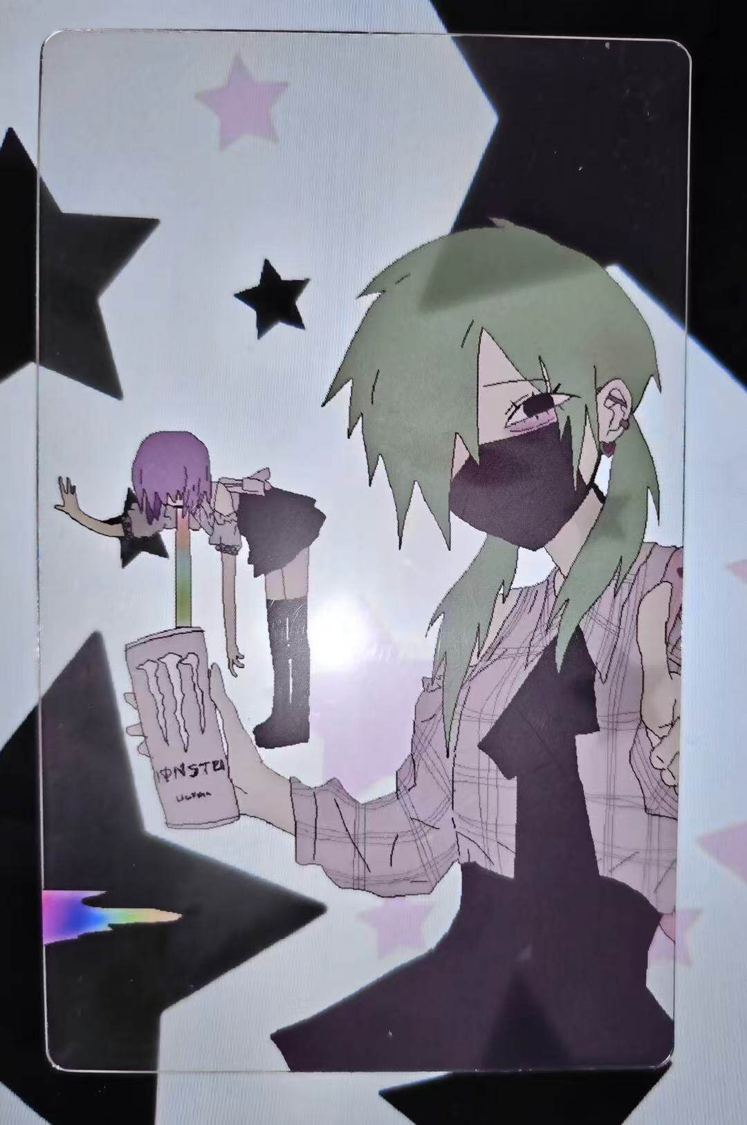 PipooxWarm Crystal Watching You Clear Card