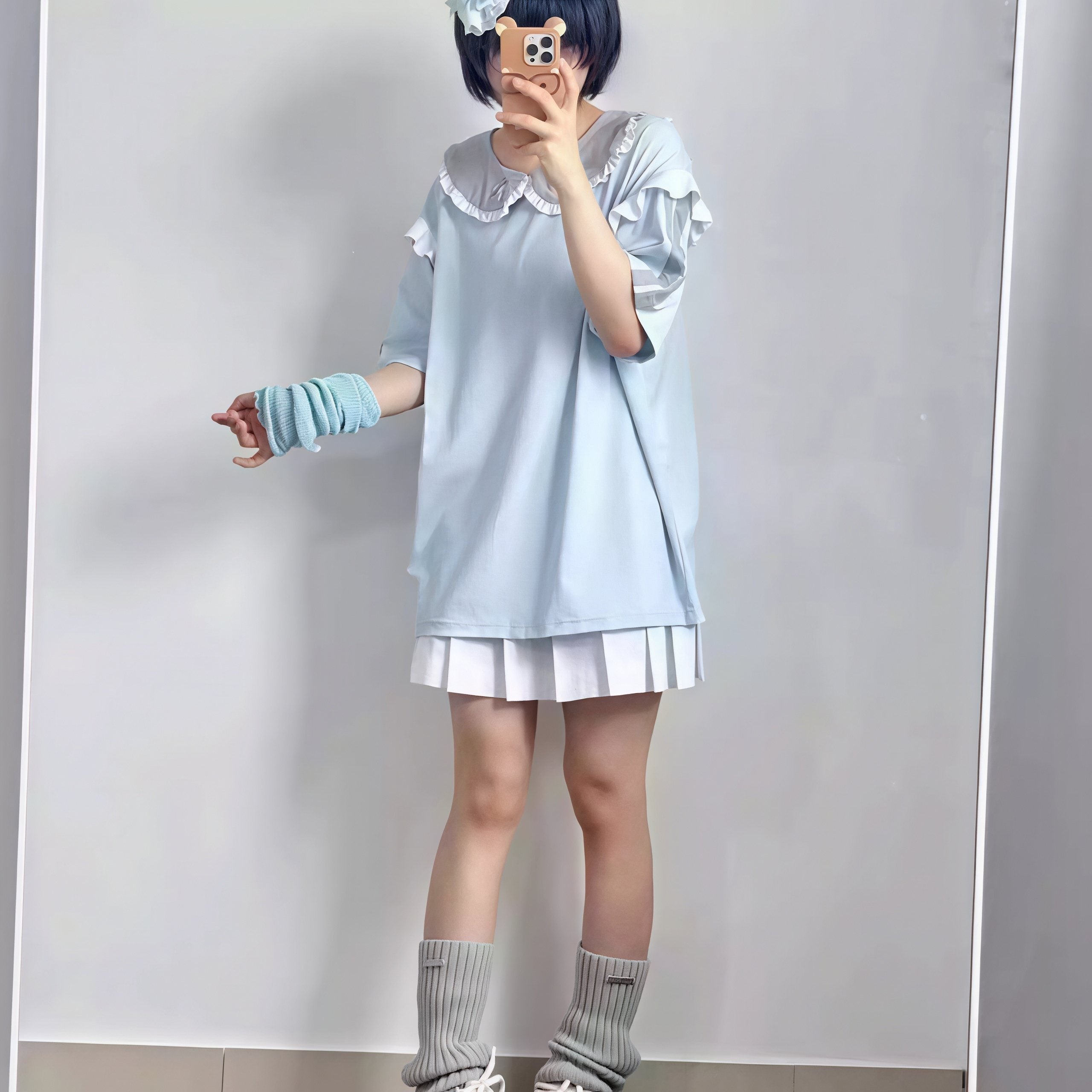 Pipoo Sweet Mist Collar Dress