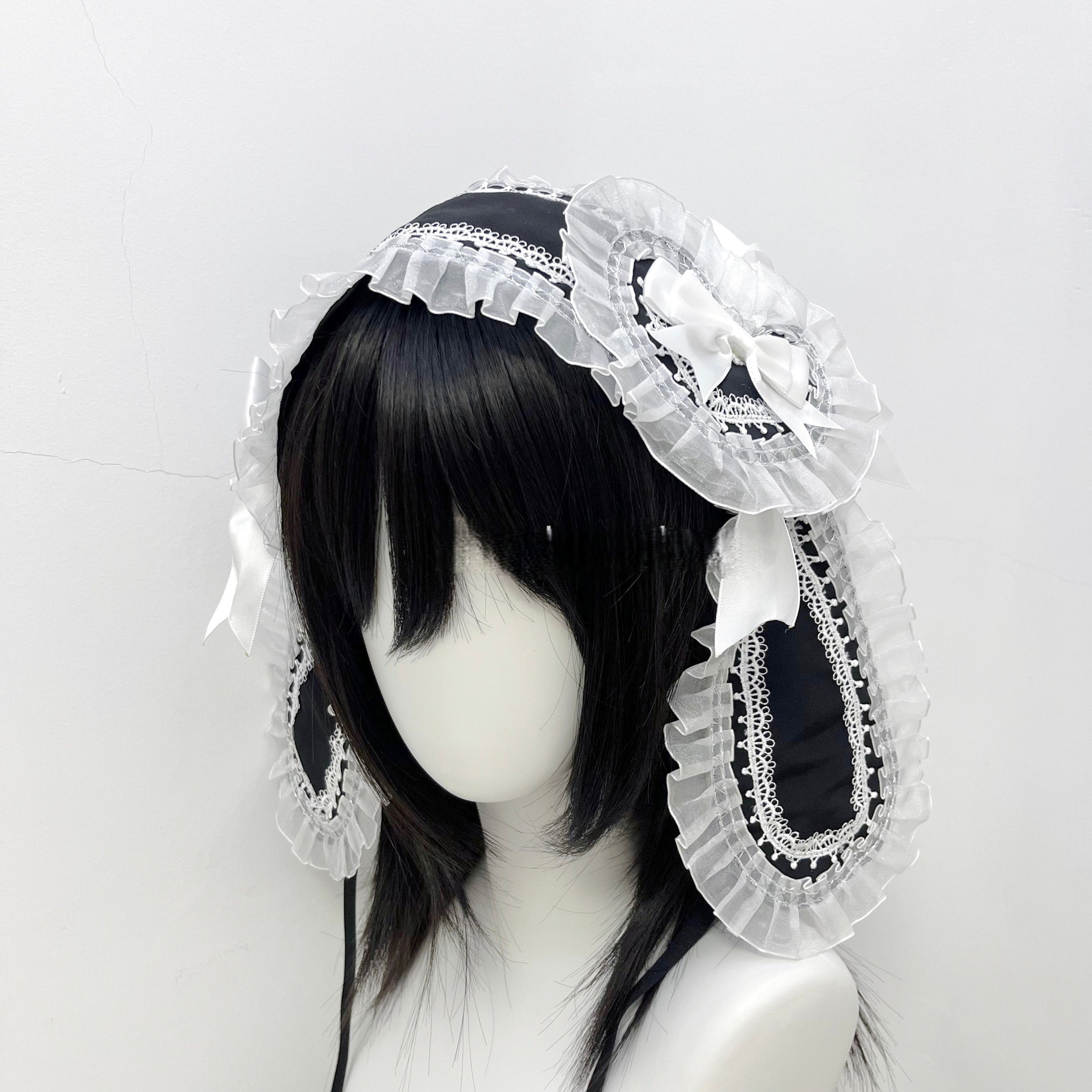 Gothic Bunny Ear Headband