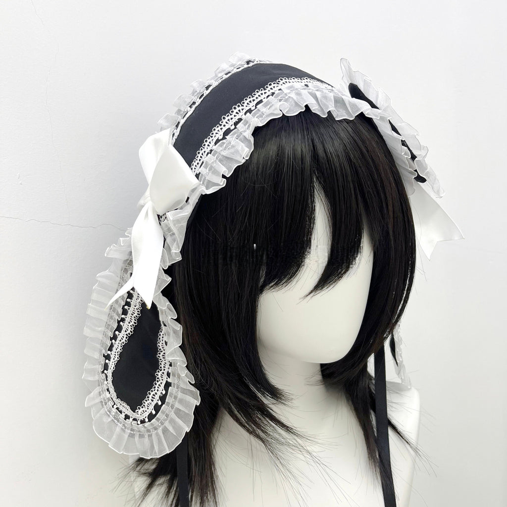 Gothic Bunny Ear Headband