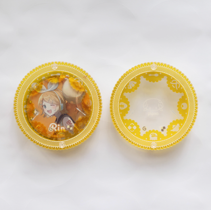 Pipoo Lace Tea Party Acrylic Badge Case