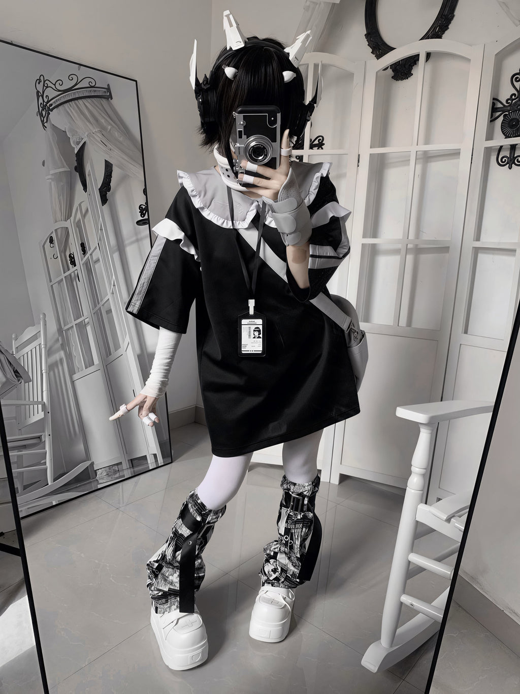 Pipoo Sweet Mist Collar Dress