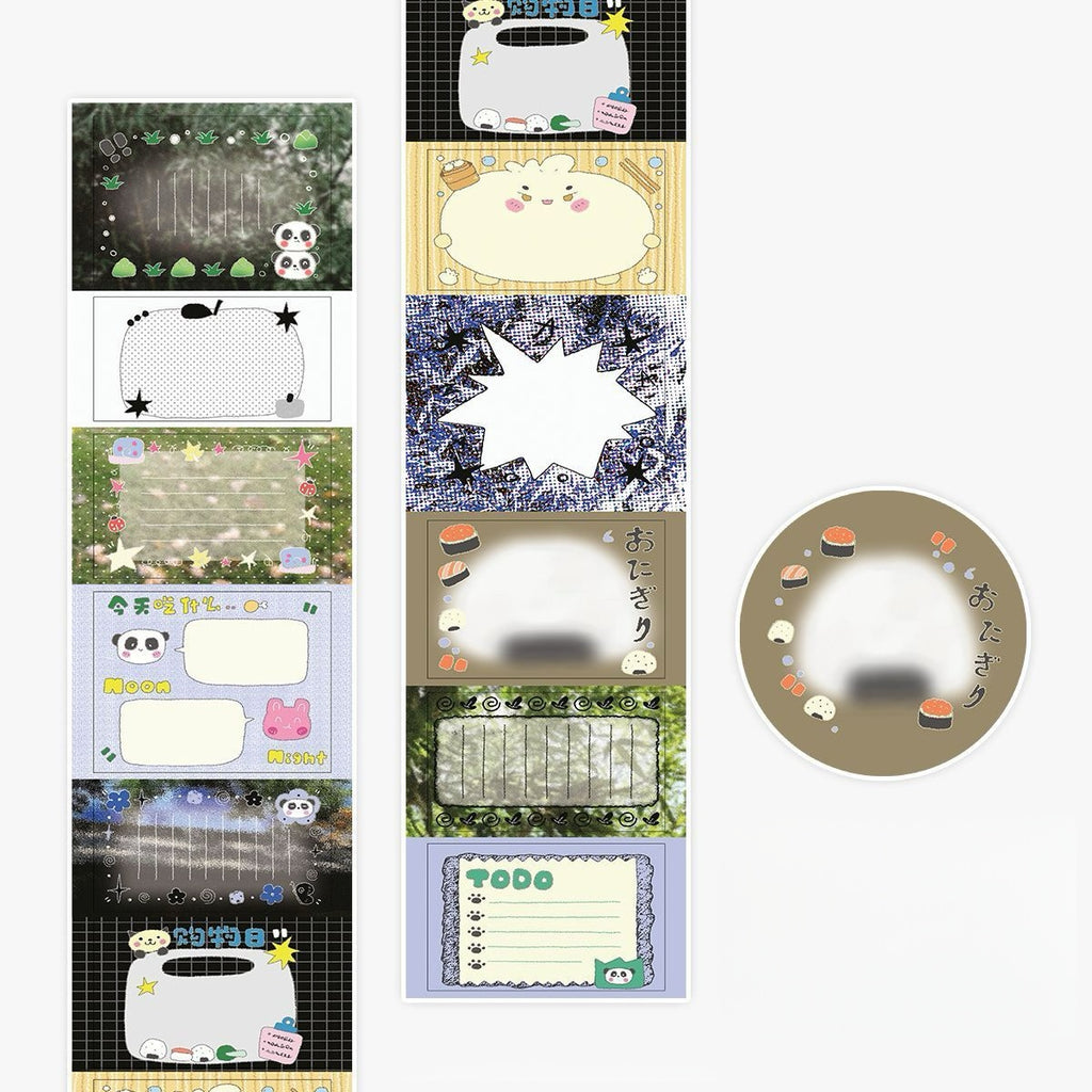 Waca Cute Writable Label Sticker Roll Series