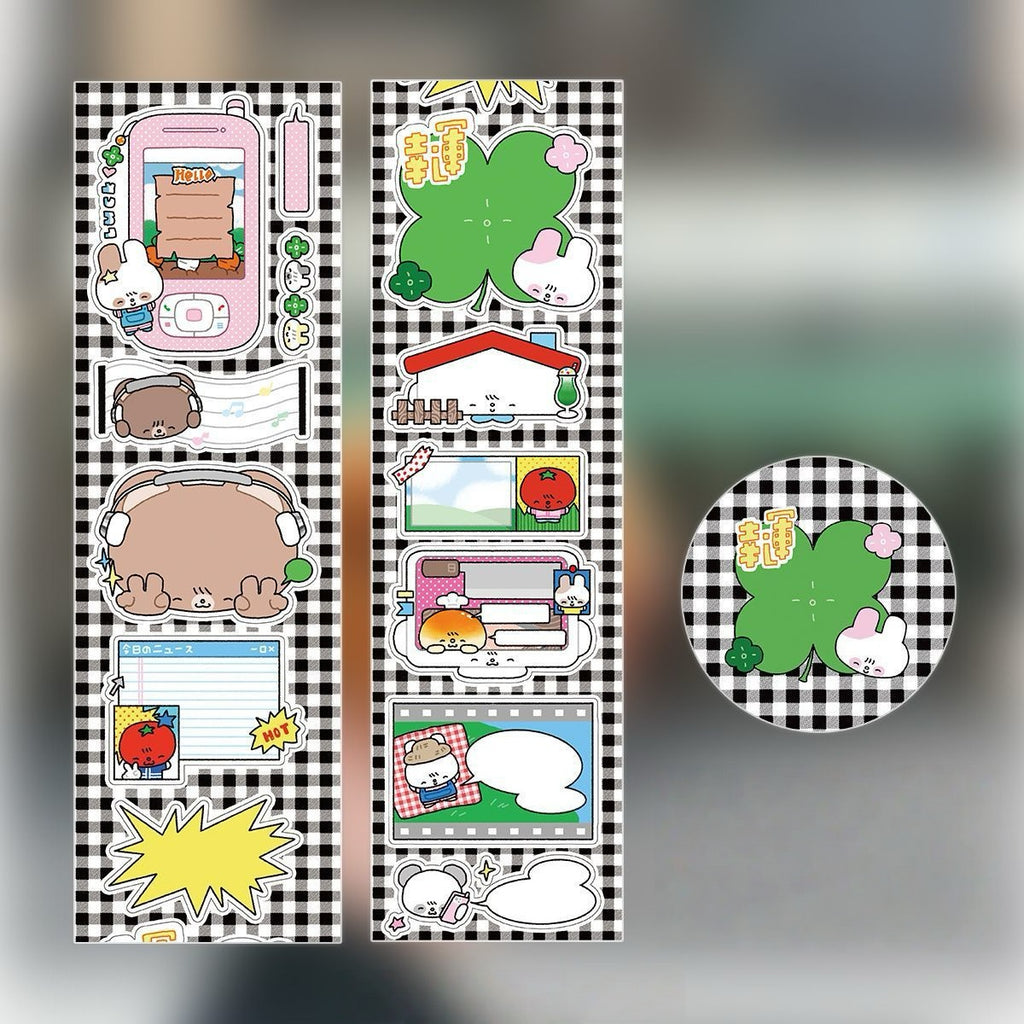 Waca Cute Writable Label Sticker Roll Series