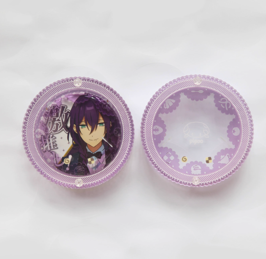 Pipoo Lace Tea Party Acrylic Badge Case