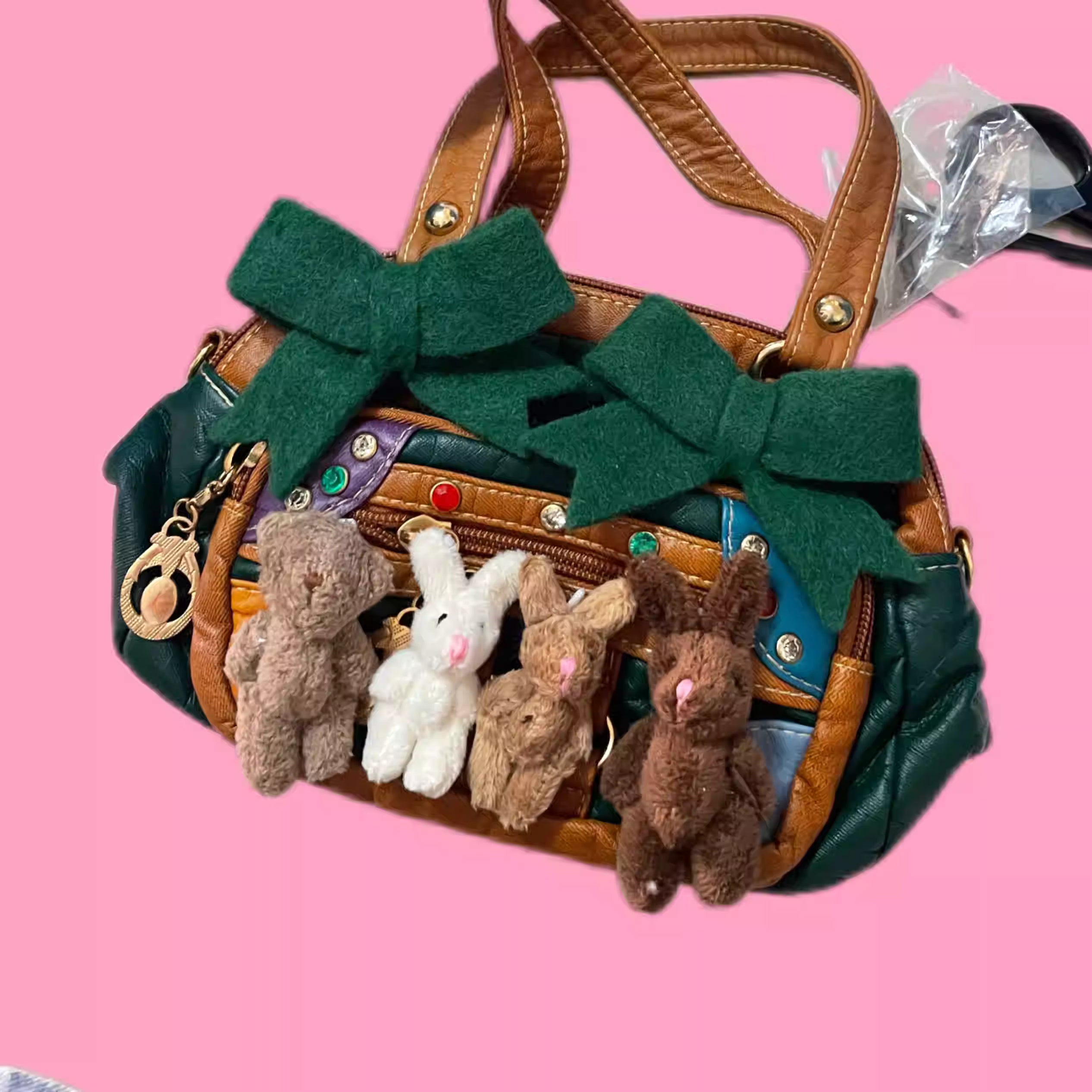 Hottie  Retro Bunny Shoulder Bag