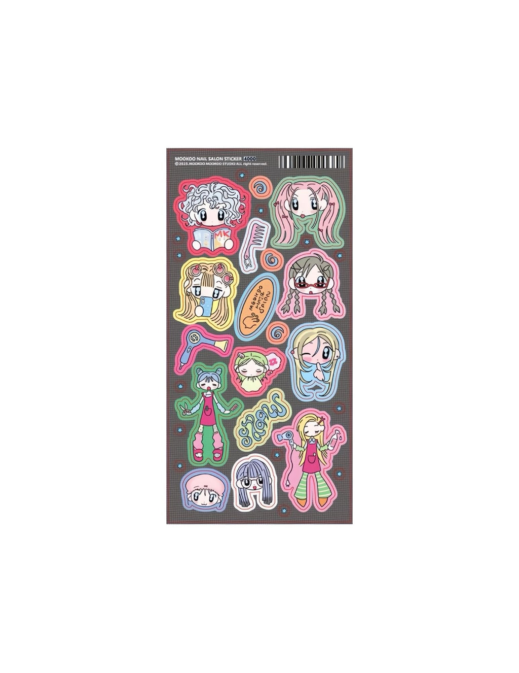 mookoo Diary Girl Sticker