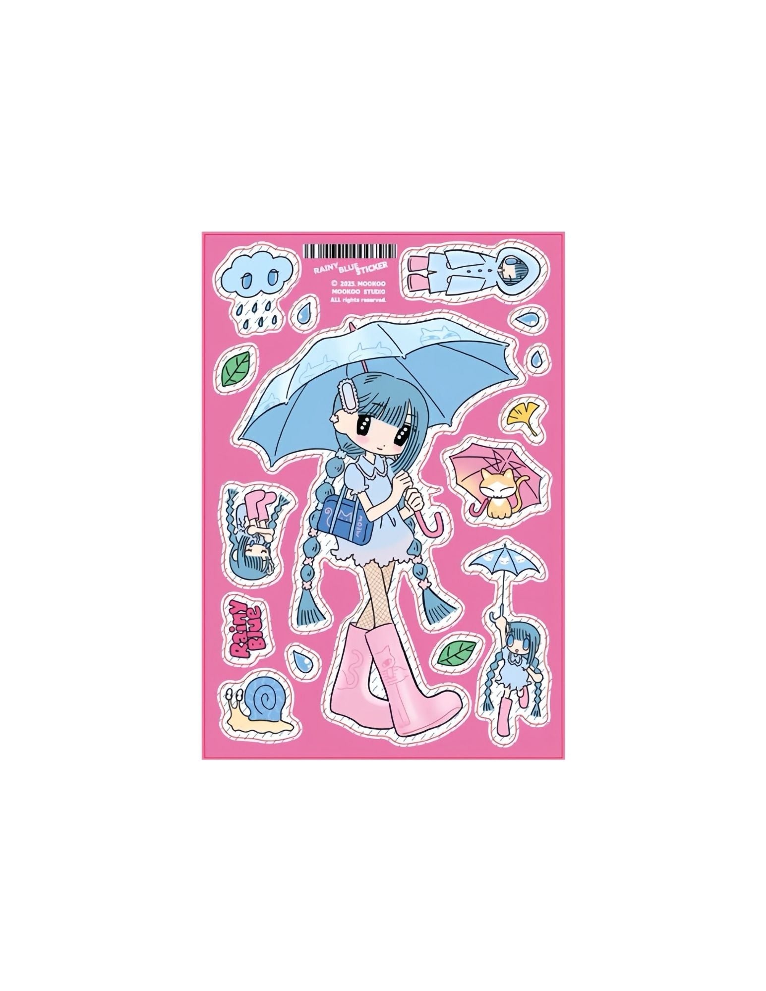 mookoo Diary Girl Sticker
