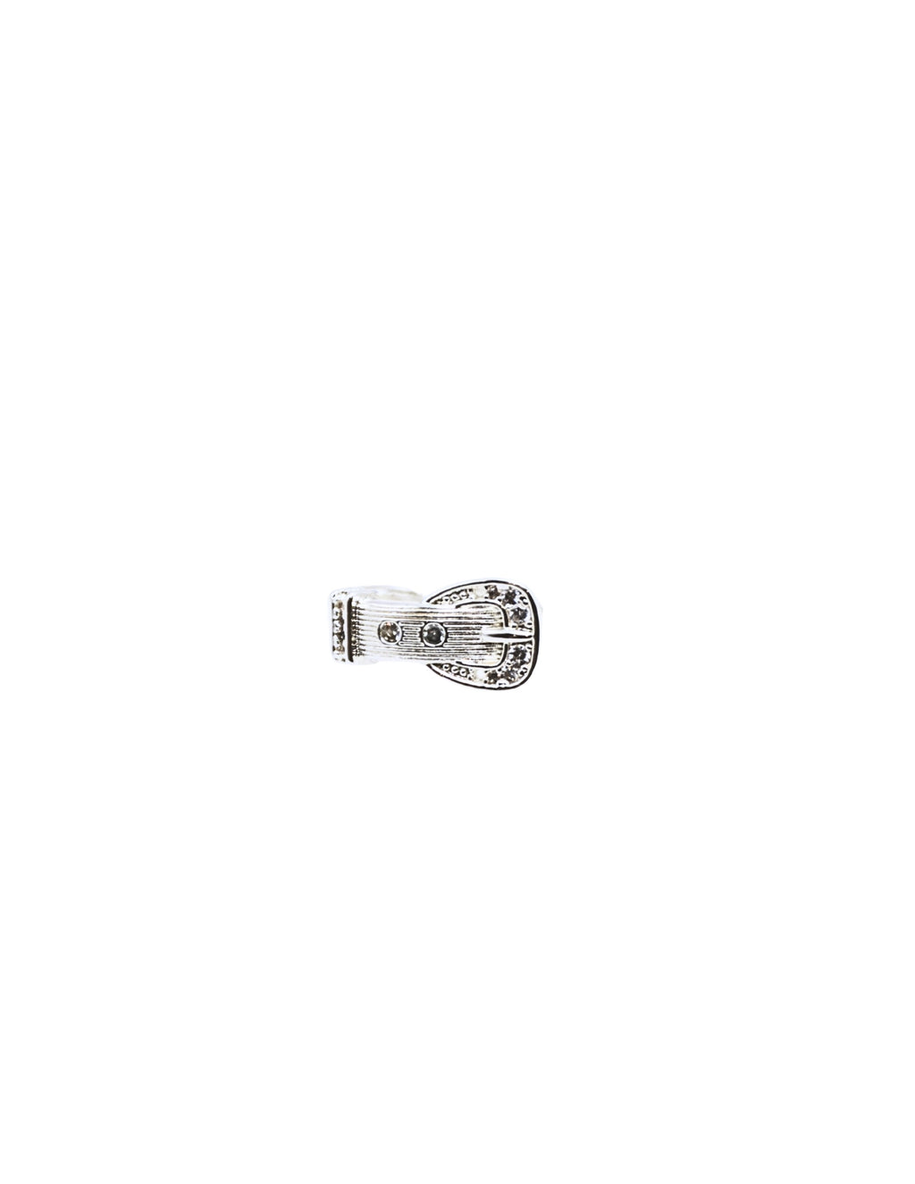 Sparkling Belt Buckle Ring