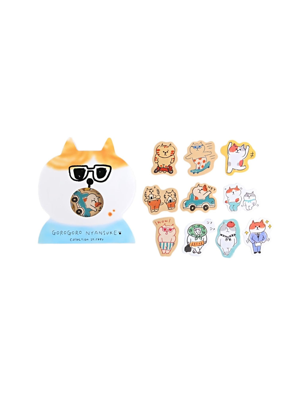 Cozy Cat Daily Stickers Pack
